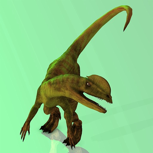 Dilo CP 04 C Kopie.jpg - Rendered Image of a Dinosaur - with Clipping Path